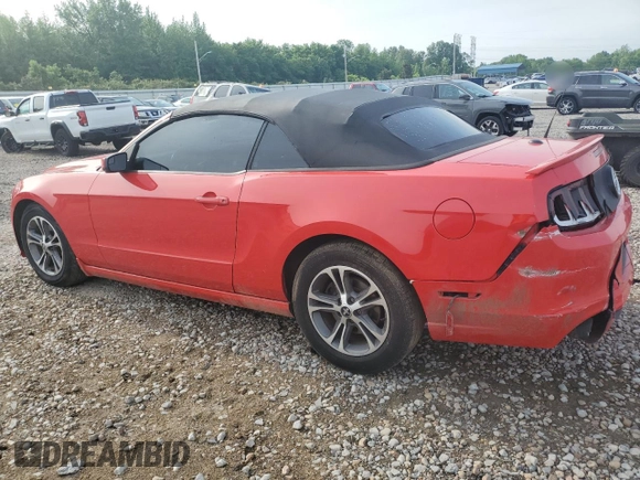 2013 Ford Mustang V6 with VIN 1ZVBP8EM0D5265005, listed as a Copart auction lot 54985425 with 128,964 mi miles and Salvage title. Bid and sale history available at DreamBid. Image 2.