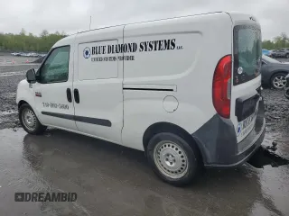 2016 Ram ProMaster City Cargo Tradesman with VIN ZFBERFAT7G6B11181, listed as a Copart auction lot 55583905 with 276,858 mi miles and Salvage Title. Bid and sale history available at DreamBid. Image 2.