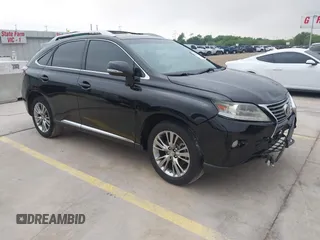 2013 Lexus RX 350 z VIN JTJZK1BA1D2008788, wystawiony jako IAAI lot #42188587 z przebiegiem 104 831 mil mil oraz . Historia ofert i sprzedaży dostępna na DreamBid. Obrazek 1.