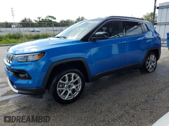 2025 Jeep Compass Limited with VIN 3C4NJDCN0ST512395, listed as a Copart auction lot 63557225 with 19,984 mi miles and Clean title. Bid and sale history available at DreamBid. Image 1.