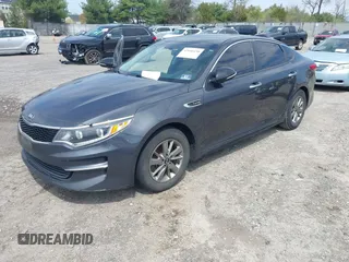 2017 Kia Optima LX 1.6T with VIN 5XXGT4L12HG173515, listed as a IAAI auction lot 42040458 with 103,595 mi miles. Bid and sale history available at carsss.com. Image 2.