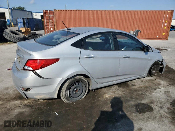 2016 Hyundai Accent SE with VIN KMHCT4AE0GU979779, listed as a Copart auction lot 53975835 with 104,996 mi miles and Salvage Title. Bid and sale history available at carsss.com. Image 3.