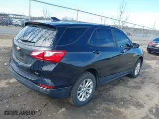 2020 Chevrolet Equinox LS with VIN 2GNAXSEV7L6115391, listed as a IAAI auction lot 41613087 with 57,648 mi miles. Bid and sale history available at carsss.com. Image 4.