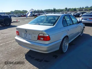 2001 BMW 5 Series 530iA with VIN WBADT63421CF02292, listed as a IAAI auction lot 39872425 with 84,778 mi miles. Bid and sale history available at carsss.com. Image 4.