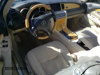 2002 Lexus SC 430 with VIN JTHFN48Y320007247, listed as a Copart auction lot 50337535 with 191,283 mi miles and Salvage title. Bid and sale history available at DreamBid. Image 8.