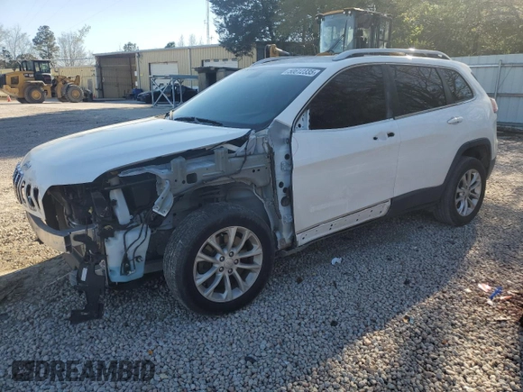2019 Jeep Cherokee Latitude with VIN 1C4PJLCB7KD370156, listed as a Copart auction lot 50612335 with 101,499 mi miles and Salvage Title. Bid and sale history available at carsss.com. Image 1.