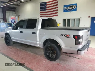 2018 Ford F-150 XL with VIN 1FTEW1EP9JFA75844, listed as a Copart auction lot 43966835 with 133,839 mi miles and Salvage title. Bid and sale history available at DreamBid. Image 2.
