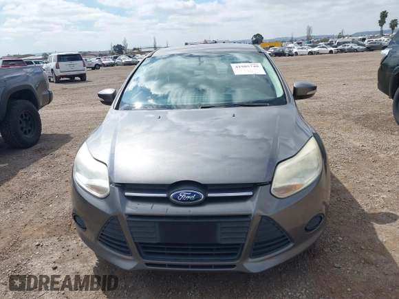 2013 Ford Focus SE with VIN 1FADP3F28DL343477, listed as a IAAI auction lot 41905740 with 168,490 mi miles. Bid and sale history available at carsss.com. Image 13.