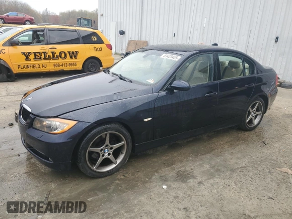 2008 BMW 3 Series 328xi with VIN WBAVC73578A236404, listed as a Copart auction lot 53423405 with 129,840 mi miles and Clean Title. Bid and sale history available at carsss.com. Image 1.