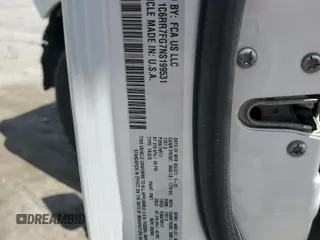 2022 Ram 1500 Tradesman with VIN 1C6RR7FG7NS199531, listed as a Copart auction lot 58174725 with 55,730 mi miles and Salvage title. Bid and sale history available at DreamBid. Image 13.