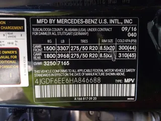 2017 Mercedes-Benz GLS 450 with VIN 4JGDF6EE6HA846688, listed as a IAAI auction lot 41824755 with 98,697 mi miles and . Bid and sale history available at DreamBid. Image 9.