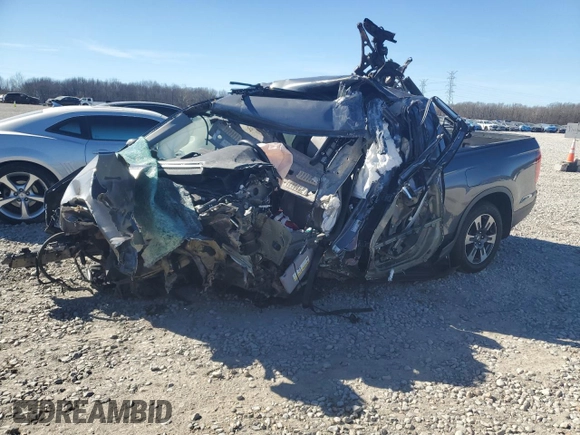 2018 Honda Ridgeline RTL-E with VIN 5FPYK3F70JB012629, listed as a Copart auction lot 47241585 with Not provided miles and Non repairable. Bid and sale history available at DreamBid. Image 1.