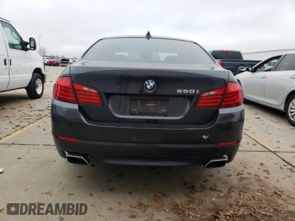 2012 BMW 5 Series 550i with VIN WBAFR9C55CDX78817, listed as a Copart auction lot 85811044 with Not Provided miles and Salvage Title. Bid and sale history available at carsss.com. Image 6.