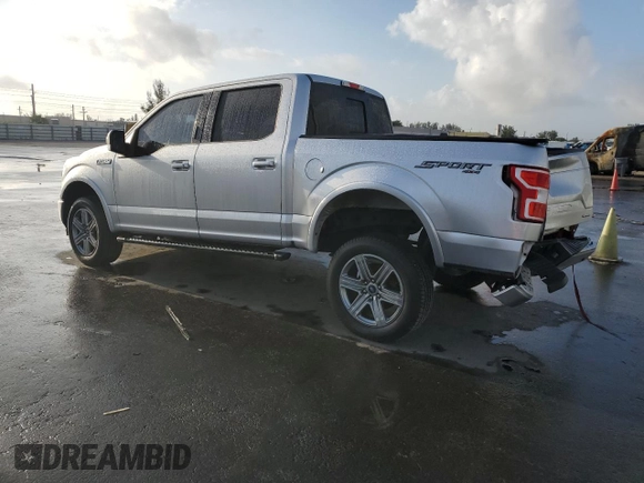 2018 Ford F-150 XL with VIN 1FTEW1EP4JFD83780, listed as a Copart auction lot 51045205 with 81,419 mi miles and Salvage Title. Bid and sale history available at carsss.com. Image 2.