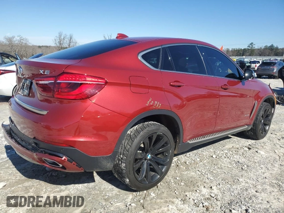 2018 BMW X6 sDrive35i with VIN 5UXKU0C51J0G69806, listed as a Copart auction lot 44925285 with 50,606 mi miles and Salvage Title. Bid and sale history available at carsss.com. Image 3.