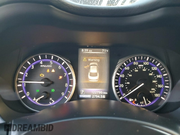 2014 Infiniti Q50 z VIN JN1BV7AP2EM672854, wystawiony jako Copart lot #78478594 z przebiegiem 122 796 mil mil oraz Szkoda całkowita • Salvage title. Historia ofert i sprzedaży dostępna na DreamBid. Obrazek 9.