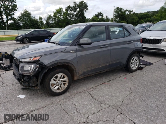2022 Hyundai Venue SE with VIN KMHRB8A37NU134637, listed as a Copart auction lot 60866415 with 121,028 mi miles and Salvage title. Bid and sale history available at DreamBid. Image 1.