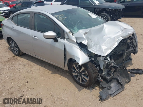 2023 Nissan Versa SV z VIN 3N1CN8EV6PL863550, wystawiony jako IAAI lot #42316295 z przebiegiem 43 353 mil mil oraz . Historia ofert i sprzedaży dostępna na DreamBid. Obrazek 1.