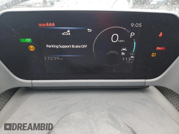 2023 Subaru Solterra Premium with VIN JTMABABA6PA046057, listed as a Copart auction lot 49689865 with 17,239 mi miles and Salvage title. Bid and sale history available at DreamBid. Image 9.