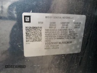 2020 Chevrolet Malibu LS with VIN 1G1ZB5ST4LF013639, listed as a Copart auction lot 47887015 with 106,601 mi miles and Clean Title. Bid and sale history available at DreamBid. Image 12.