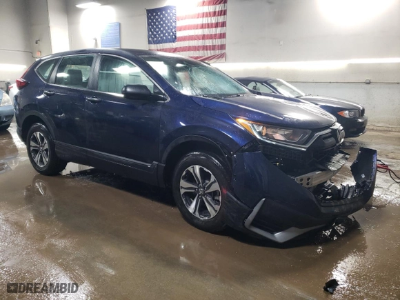 2020 Honda CR-V LX with VIN 5J6RW2H21LL015689, listed as a Copart auction lot 43494605 with 19,082 mi miles and Salvage Title. Bid and sale history available at carsss.com. Image 4.