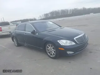 2007 Mercedes-Benz S-Class 5.5L V8 with VIN WDDNG86X87A122202, listed as a IAAI auction lot 41655506 with 91,653 mi miles. Bid and sale history available at carsss.com. Image 1.