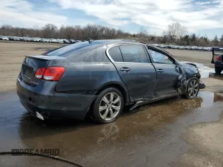 2009 Lexus GS 350 with VIN JTHCE96S590023491, listed as a Copart auction lot 53118475 with 0 mi miles and Salvage Title. Bid and sale history available at carsss.com. Image 3.
