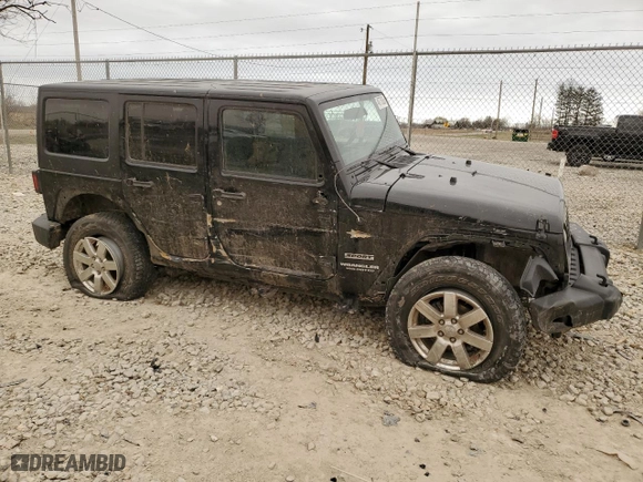 2015 Jeep Wrangler Unlimited Sport with VIN 1C4HJWDG9FL598249, listed as a Copart auction lot 49775035 with 116,486 mi miles and Salvage Title. Bid and sale history available at carsss.com. Image 4.