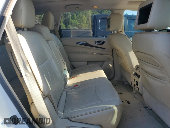 2013 Infiniti JX35 with VIN 5N1AL0MNXDC331105, listed as a Copart auction lot 75550724 with 186,860 mi miles and Salvage Title. Bid and sale history available at carsss.com. Image 11.