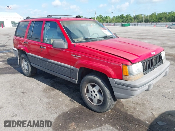 1995 Jeep Grand Cherokee Laredo with VIN 1J4FX58S9SC686074, listed as a IAAI auction lot 42451786 with 82,249 mi miles and . Bid and sale history available at DreamBid. Image 1.