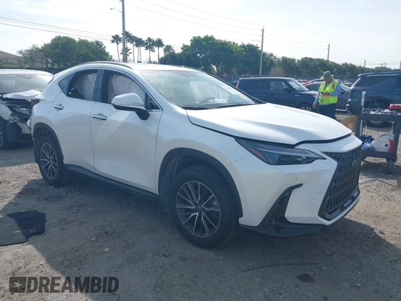 2024 Lexus NX 350 Premium z VIN JTJGGCEZ5R5008594, wystawiony jako IAAI lot #41643849 z przebiegiem 13 519 mil mil oraz . Historia ofert i sprzedaży dostępna na DreamBid. Obrazek 1.