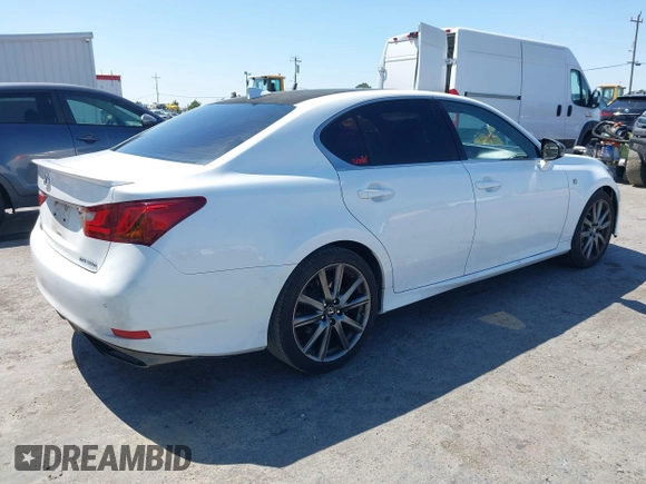 2015 Lexus GS 350 with VIN JTHBE1BL9FA001348, listed as a IAAI auction lot 42583249 with 100,363 mi miles and . Bid and sale history available at DreamBid. Image 4.