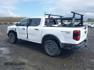 2024 Ford Ranger with VIN 1FTER4HP7RLE46467, listed as a IAAI auction lot 41901621 with 2,137 mi miles and . Bid and sale history available at DreamBid. Image 3.
