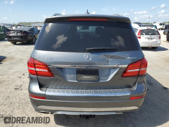 2017 Mercedes-Benz GLS with VIN 4JGDF6EE5HA920148, listed as a Copart auction lot 53545475 with 125,344 mi miles and Salvage Title. Bid and sale history available at carsss.com. Image 6.