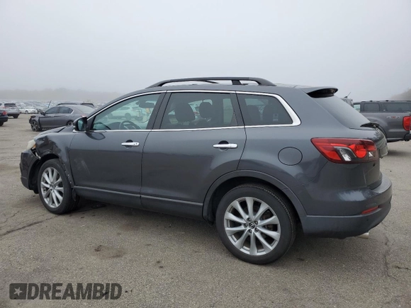 2014 Mazda CX-9 Grand Touring with VIN JM3TB3DV3E0434202, listed as a Copart auction lot 50893785 with 93,757 mi miles and Salvage Title. Bid and sale history available at DreamBid. Image 2.