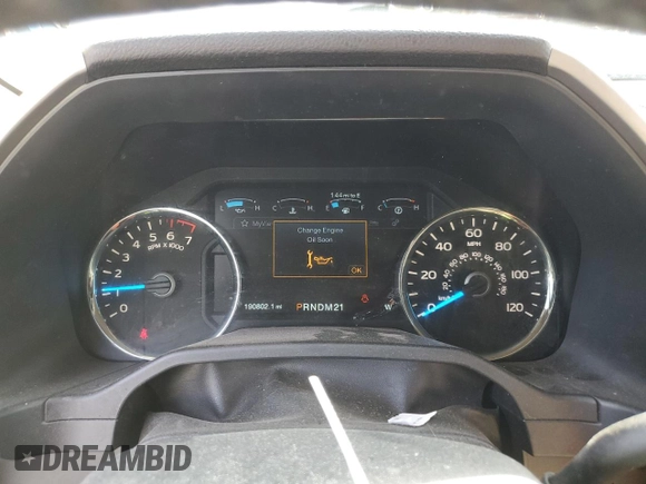 2015 Ford F-150 XL with VIN 1FTEW1CF8FFB18913, listed as a Copart auction lot 48373795 with 190,802 mi miles and Salvage Title. Bid and sale history available at carsss.com. Image 9.