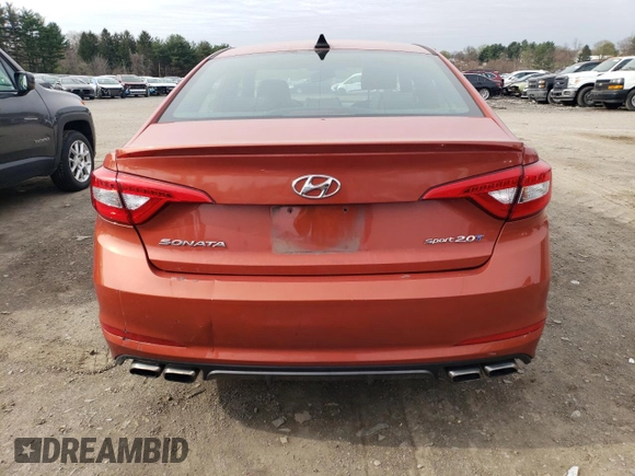 2015 Hyundai Sonata Sport with VIN 5NPE34AB0FH123880, listed as a Copart auction lot 51662735 with 101,297 mi miles and Salvage Title. Bid and sale history available at carsss.com. Image 6.