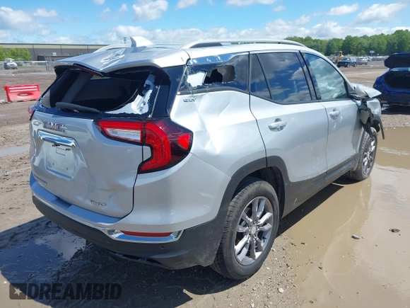 2022 GMC Terrain SLT with VIN 3GKALVEV7NL124066, listed as a IAAI auction lot 42341802 with 45,514 mi miles and . Bid and sale history available at DreamBid. Image 4.