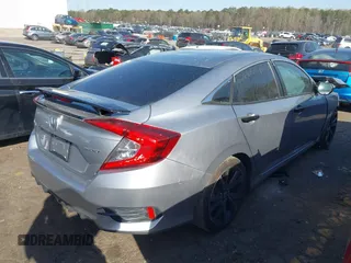 2020 Honda Civic Sedan Sport with VIN 2HGFC2F83LH584955, listed as a IAAI auction lot 41832904 with Not Provided miles. Bid and sale history available at carsss.com. Image 4.