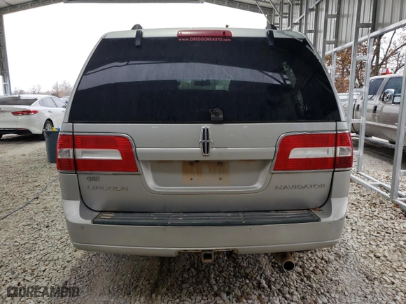 2012 Lincoln Navigator with VIN 5LMJJ2H52CEL03875, listed as a Copart auction lot 81834994 with 158,971 mi miles and Salvage Title. Bid and sale history available at carsss.com. Image 6.