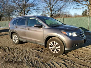 2013 Honda CR-V EX-L with VIN 5J6RM4H74DL040195, listed as a Copart auction lot 87580845 with 129,029 mi miles and Salvage Title. Bid and sale history available at carsss.com. Image 4.
