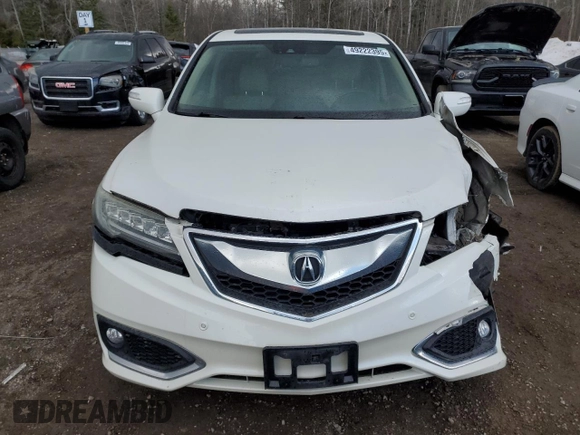 2017 Acura RDX w/Advance Pkg with VIN 5J8TB4H72HL800519, listed as a Copart auction lot 49222395 with 175,416 mi miles and Salvage Title. Bid and sale history available at carsss.com. Image 5.