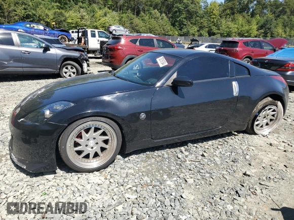 2004 Nissan 350Z Touring with VIN JN1AZ34E54T052703, listed as a Copart auction lot 70016184 with 170,619 mi miles and Salvage Title. Bid and sale history available at carsss.com. Image 1.