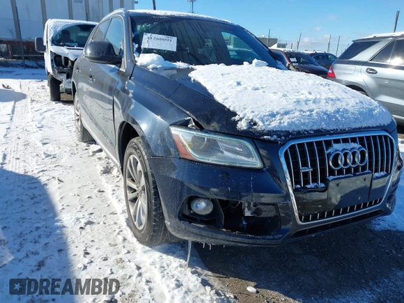 2014 Audi Q5 Premium Plus with VIN WA1LFAFP9EA115682, listed as a IAAI auction lot 41260091 with 145,744 mi miles. Bid and sale history available at carsss.com. Image 6.