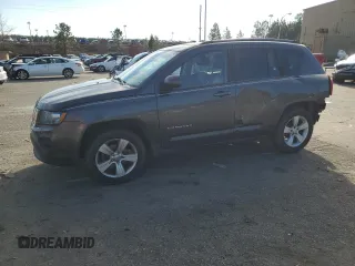 2015 Jeep Compass Latitude with VIN 1C4NJCEBXFD274712, listed as a Copart auction lot 41638375 with 142,684 mi miles and Salvage Title. Bid and sale history available at carsss.com. Image 1.