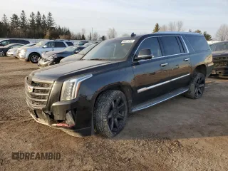 2016 Cadillac Escalade ESV Premium Collection z VIN 1GYS4JKJ2GR467817, wystawiony jako Copart lot #45517265 z przebiegiem Nie podano mil oraz Czysty tytuł • Clean title. Historia ofert i sprzedaży dostępna na DreamBid. Obrazek 1.
