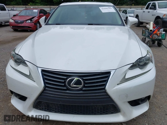 2015 Lexus IS 250 with VIN JTHBF1D24F5063783, listed as a IAAI auction lot 42496702 with 145,668 mi miles and . Bid and sale history available at DreamBid. Image 12.