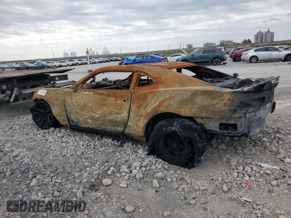 2010 Chevrolet Camaro 2SS with VIN 2G1FT1EW5A9124446, listed as a Copart auction lot 56982435 with Not provided miles and Non repairable. Bid and sale history available at DreamBid. Image 2.