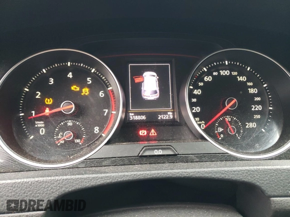 2015 Volkswagen Golf GTI S with VIN 3VW5T7AU1FM004553, listed as a Copart auction lot 79200464 with 318,806 mi miles and Salvage Title. Bid and sale history available at carsss.com. Image 9.