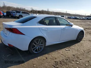 2018 Lexus IS with VIN JTHC81D24J5029933, listed as a Copart auction lot 49922205 with 78,587 mi miles and Salvage Title. Bid and sale history available at carsss.com. Image 3.